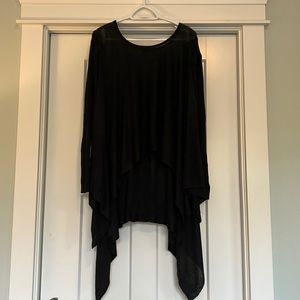 Black Lululemon high low sweater